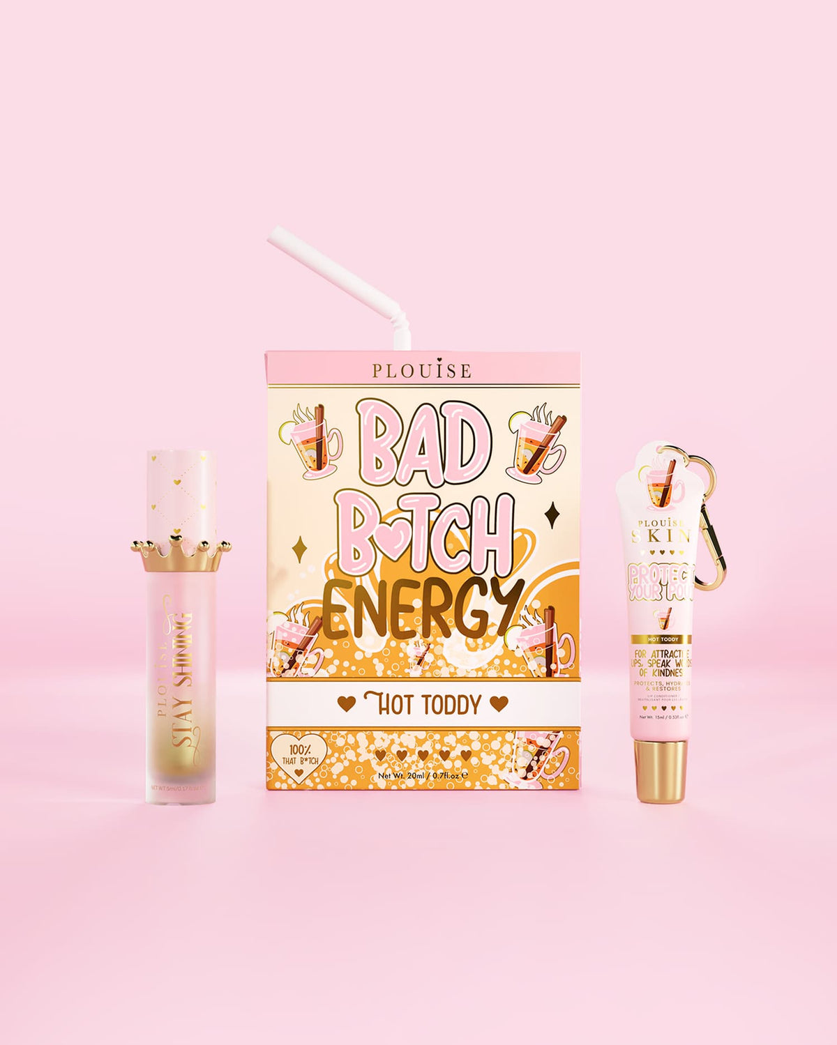 Bad Bitch Energy Lip Conditioner & Lip Oil Duo - Hot Toddy